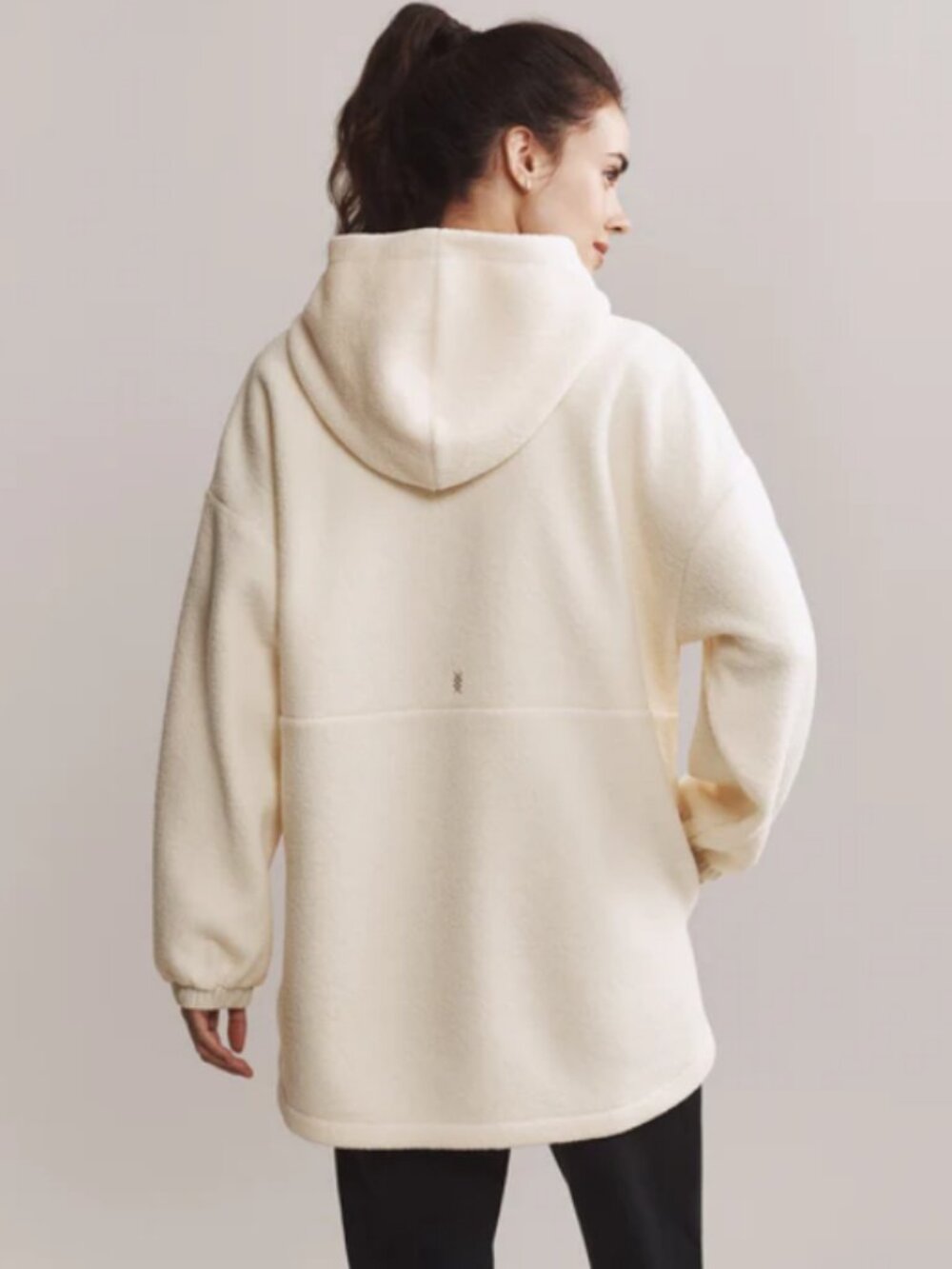 RHONE AloftFleece Full Zip Cream Size Medium - Picture 2 of 9